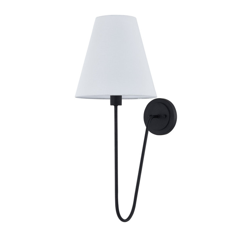 Shae Metal Wall Sconce, Black