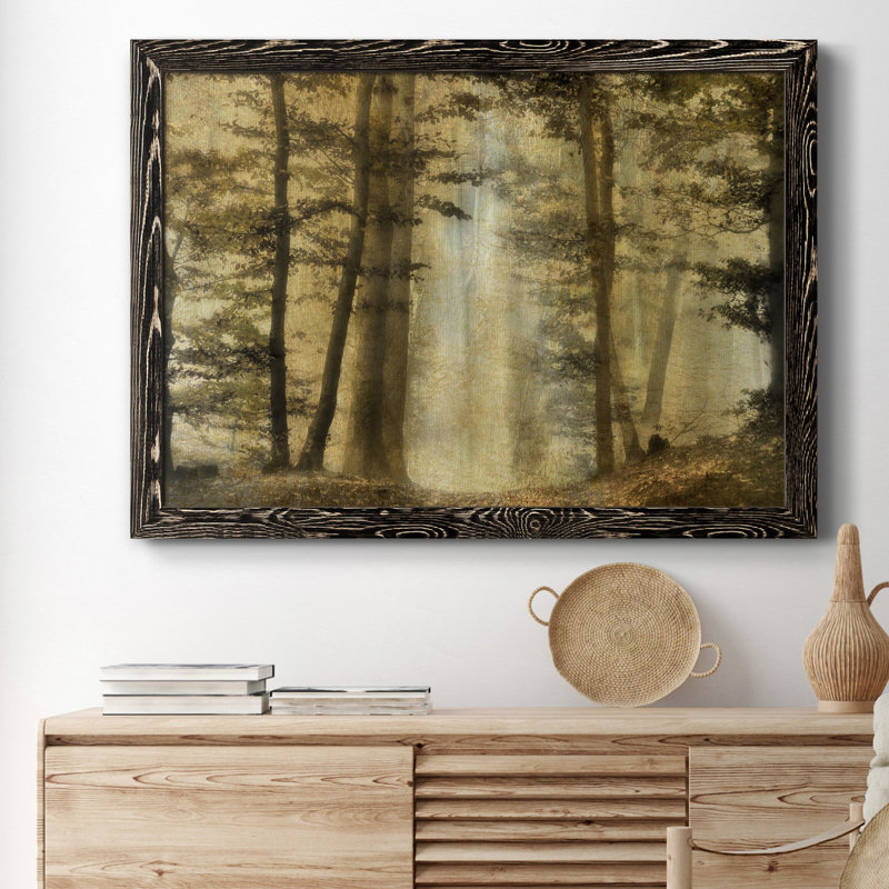Golden Magic - reproduction de photo sur toile encadrée, Toile avec cadre noir, H 31 po x l 44 po x P 1 po
