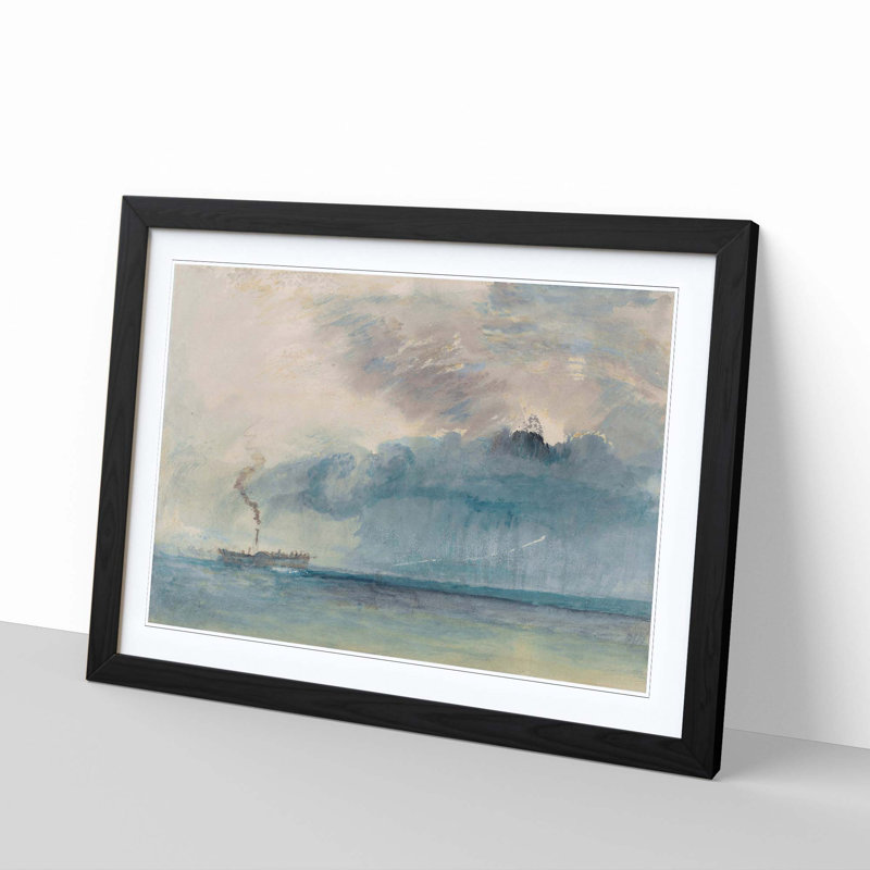 J.M.W. Turner - Single Picture Frame Painting, Black