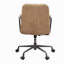 Chaise de bureau pivotante en rhum