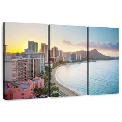 Gillard Waikiki Beach Scene