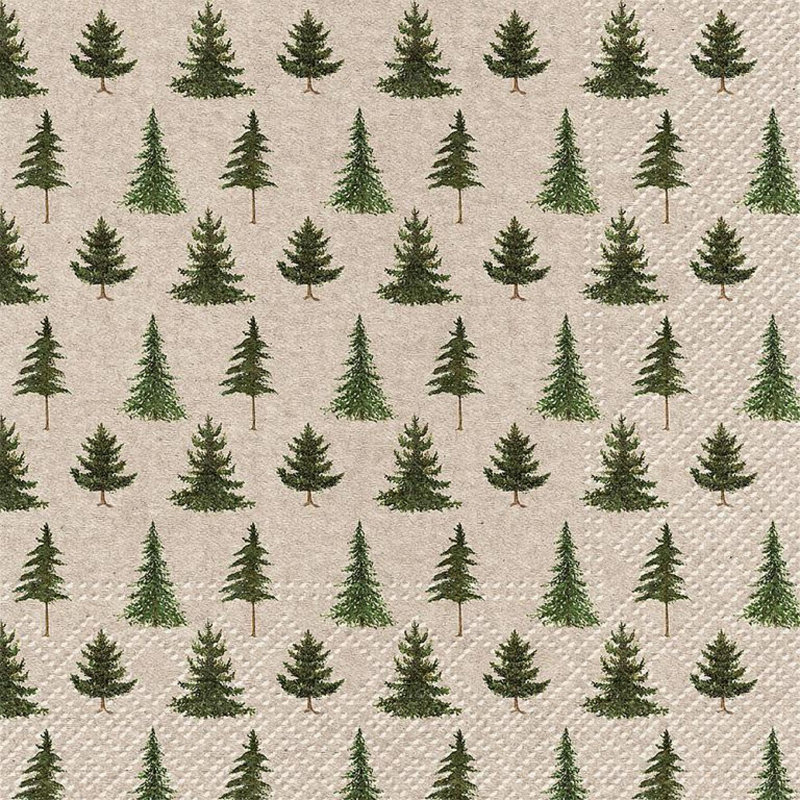 Ensemble de 20 serviettes déjeuner We Care Forest