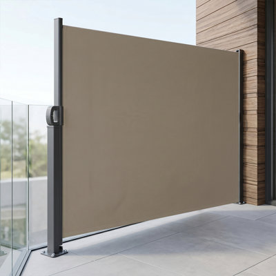Paravent multifonctionnel pour l'extérieur, auvent latéral résistant aux rayons UV pour le jardin, la terrasse ou le balcon