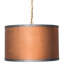 Lustre tambour 4 lumières à abat-jour Cilindro