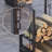 15.75" W Metal Log Rack