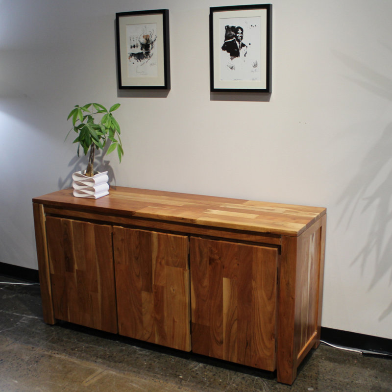 Table buffet de 60 po de largeur, Brun clair