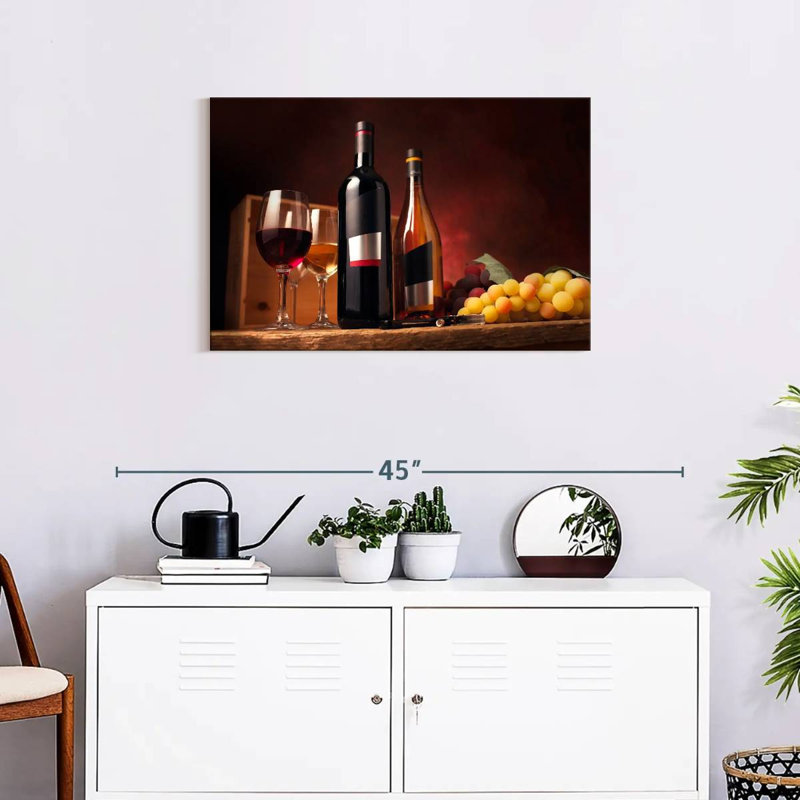 Yarlin Wine On The Table, 20" H x 30" W
