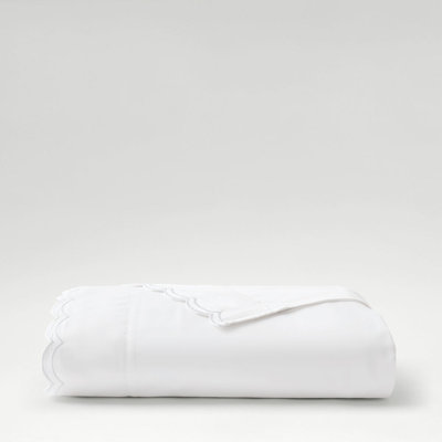Scallop Edge Fitted Sheet