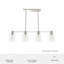 Luminaire suspendu cylindrique linéaire 4 lumières Lochemeade-66692225-66692226