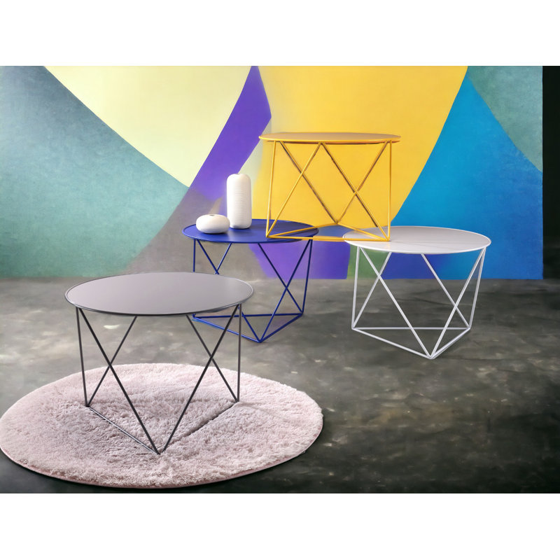 Display & Utility Accent Table, Blue
