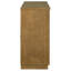 Grande armoire de rangement avec 4 portes en verre et pin vieilli. Conception arquée élégante. Vaste espace de rangement intérieur. Tablettes réglables. Fabrication. Capacité de charge de 200 livres. 52 tablettes et 250 tablettes-1808305899