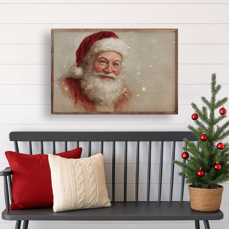Santa's Smile, H 16 po x l 24 po