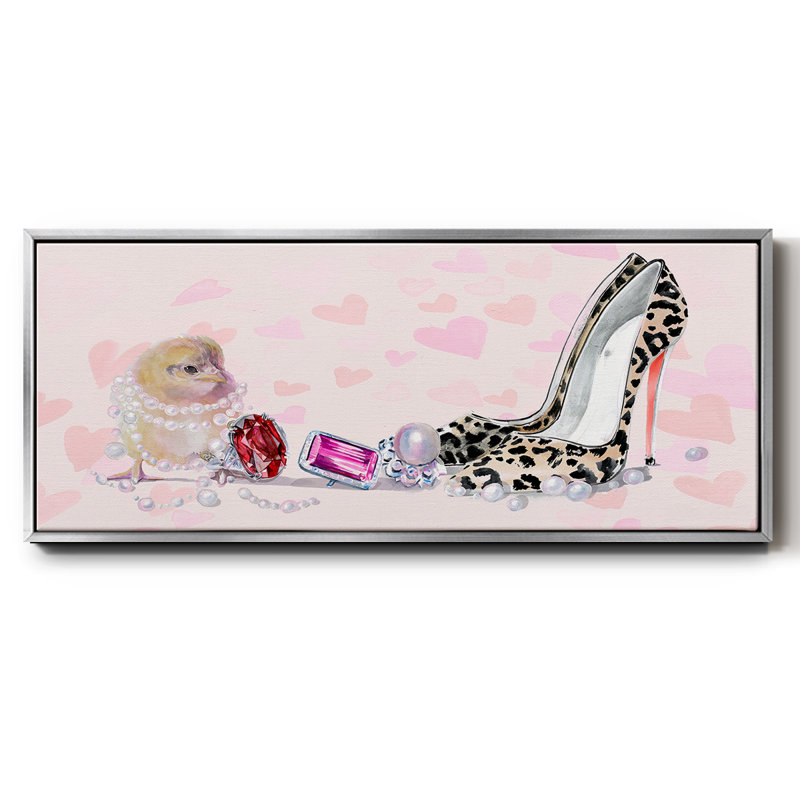 Cute Couture Collection D- Framed Canvas