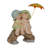 20"H Boy and Girl with Umbrella Garden Statue