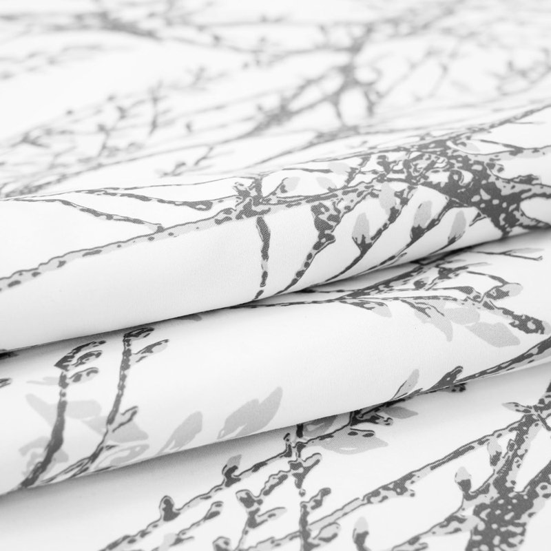 Blann Branch Tailored Window Valance, 52" W x 14" L, Gray