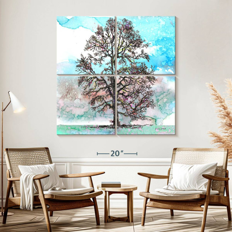 Harnek Tree Line I, H 57 po x l 57 po