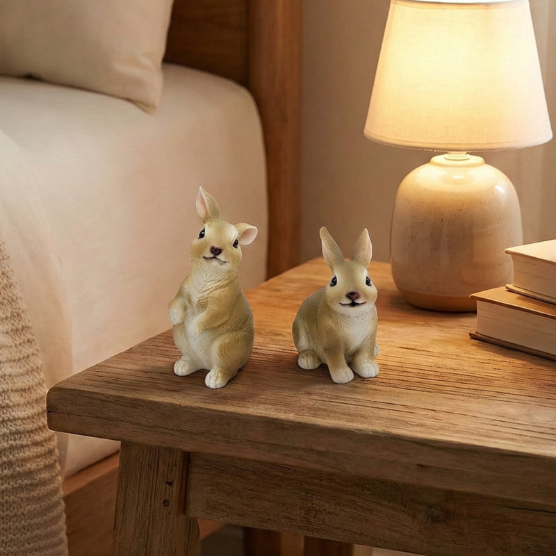 Ensemble de 2 figurines en résine