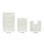 Ensemble de tapis pour salle de bain 100% coton de qualité supérieure 3 pièces avec envers antidérapant Merkle-1242713882-1219724986