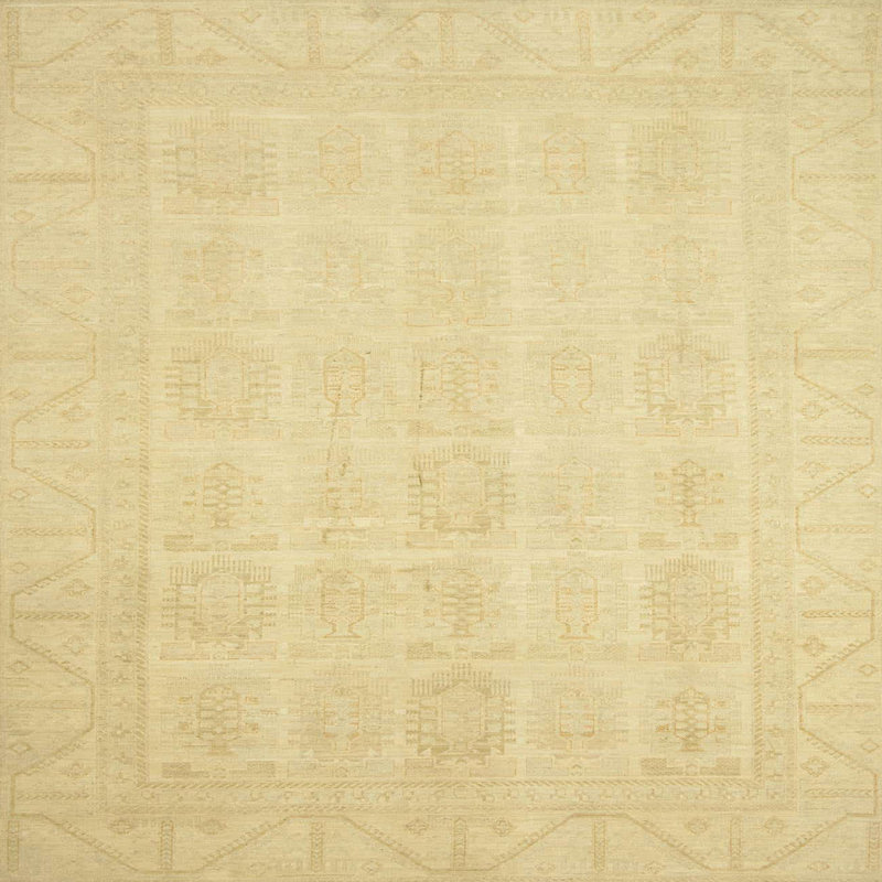 Abstract Indoor Rug, Square 3'