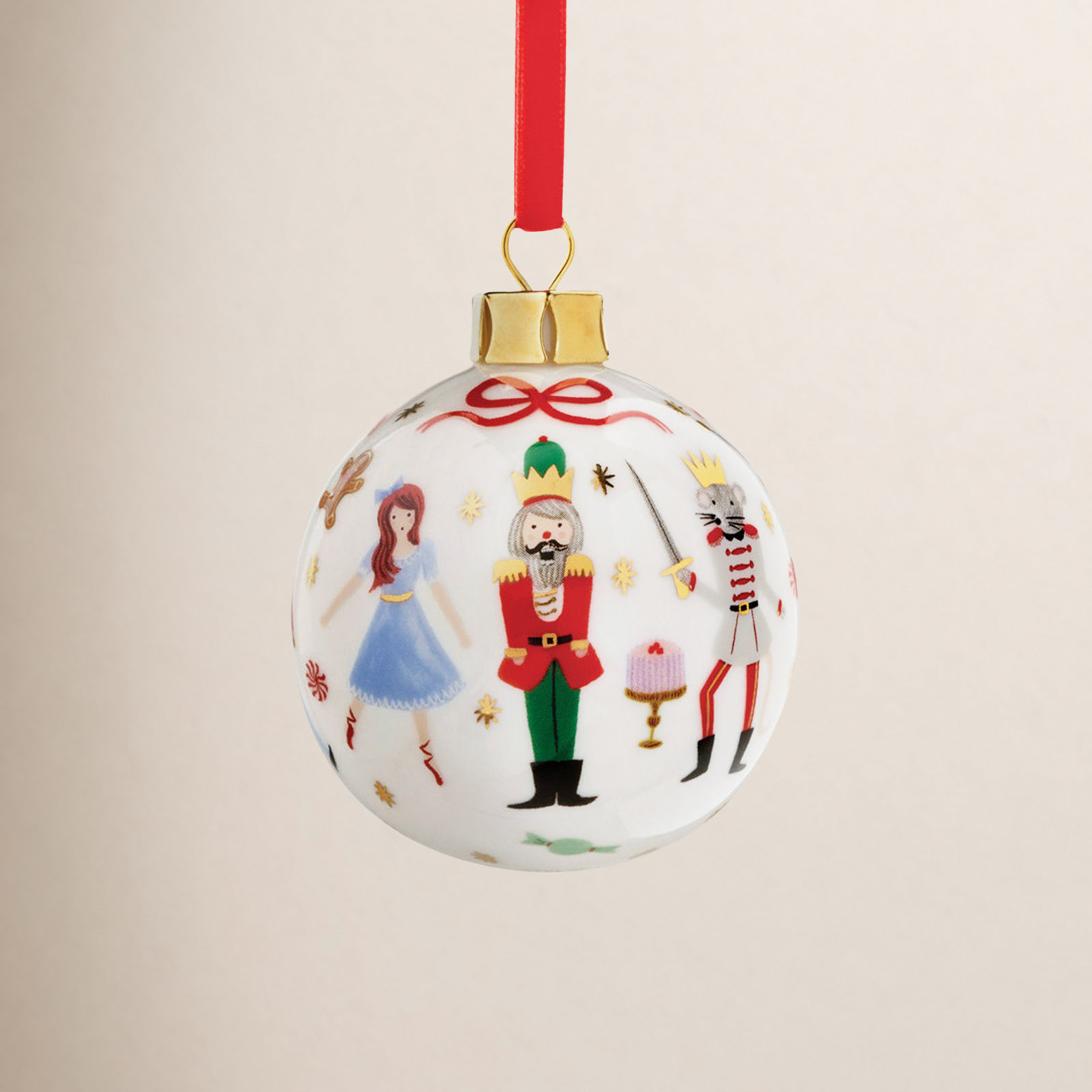 3" Porcelain Bauble
