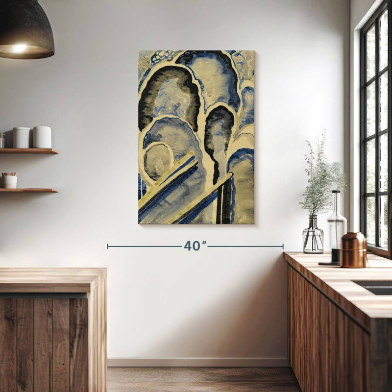 Avery Blue No. 1, 39" H x 26" W