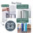 Angeles Freestanding Mobile 5-Roll Paper Storage Stand, Rolling Organizer with Brakes, Heavy-Duty Paper Cutter and Butcher Paper Dispenser 