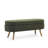 Ottoman Oval Storage Bench,Rubber Wood Legs-1422305329