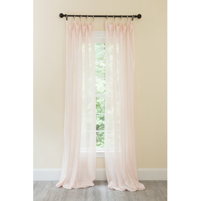 Etherton Semi Sheer Curtain Single Panel