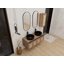 48" Bathroom Vanity With 2-Ceramic Art Sink And Side Cabinet, 4-Soft Close Door, Float Mounting Design, Plywood