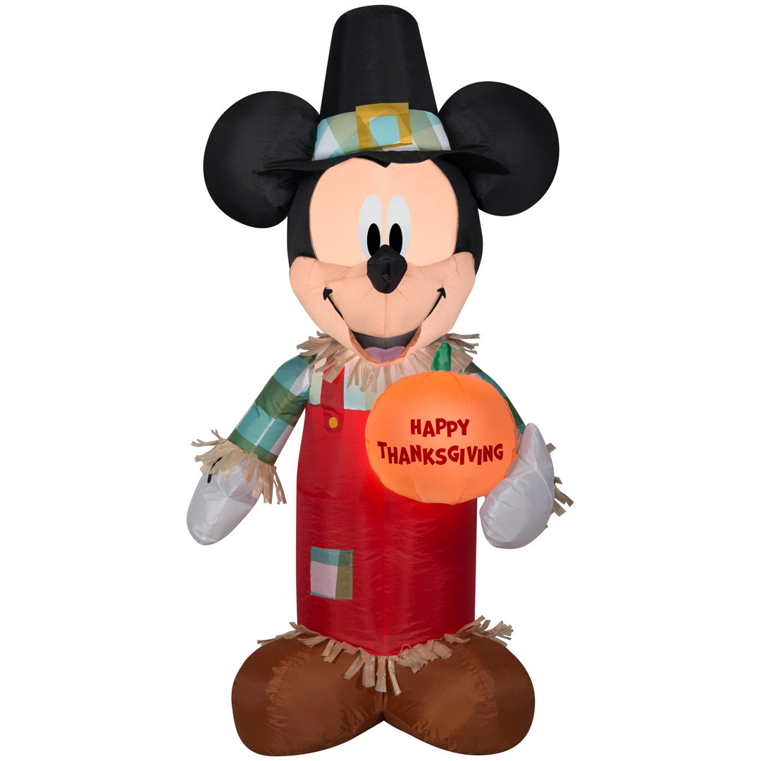 Airblown Mickey Pumpkin Disney Inflatable Gemmy Industries