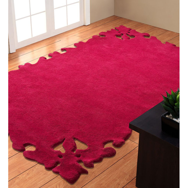 Tapis fuchsia Chudney, 5 pi x 8 pi