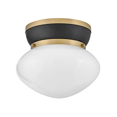 Misty Glass Flush Mount