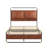 Upholstered Metal Canopy Bed-862300150-856990018
