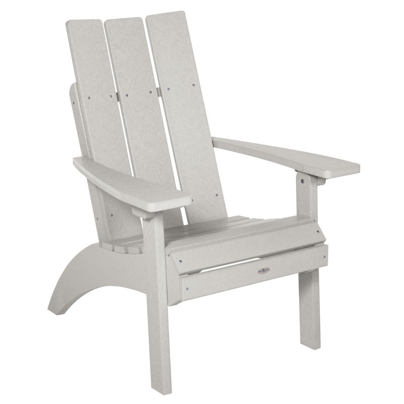 Willette Comfort Height Outdoor Adirondack Chair, Gray