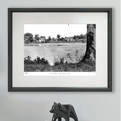 Poynton, The Pool C1955 - Single Picture Frame Print