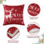 Ensemble de 4 housses de coussin en velours de Noël