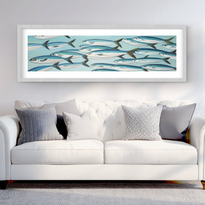Small fish of caesio caerulaurea - Marine Print | Home Decor