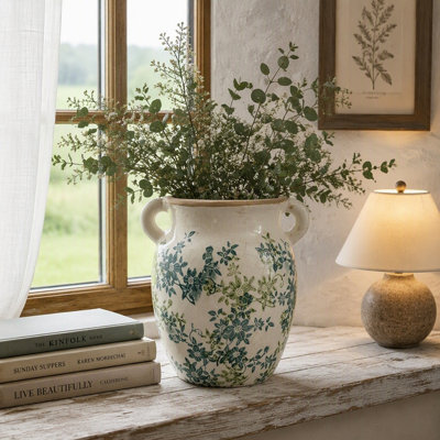 Vase floral 8,9X7,5X9,6 "
