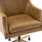 Heeg 47''H Transitional Genuine Leather Swivel Adjustable Height Tilting Executive Chair with High Backrest-102291124