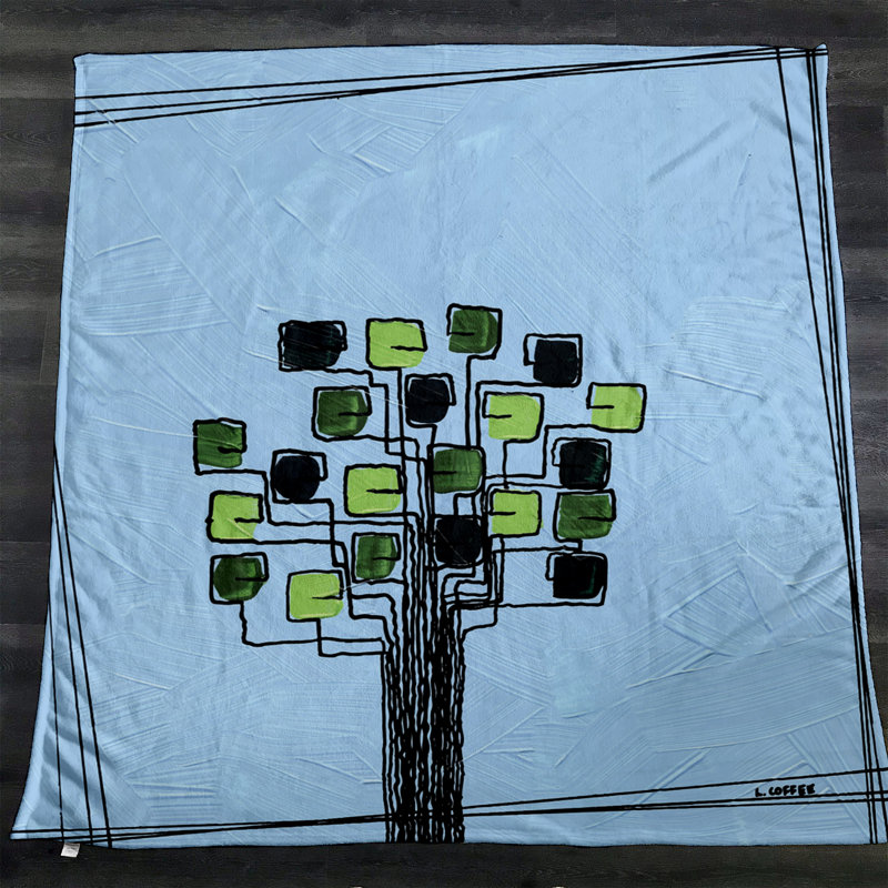 Throw Blanket, 51" W x 60" L