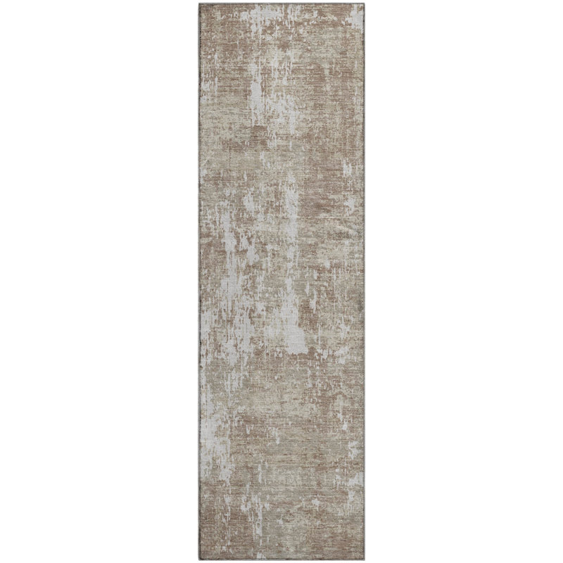 Premium Machine Washable Mayfield AMF1008 Abstract Rug, Runner 2'3" x 7'6"