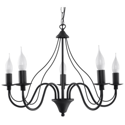 Elnora 5 - Light Candle Chandelier