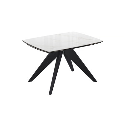 Baugus 120-180cm Ceramic Extending Dining Table