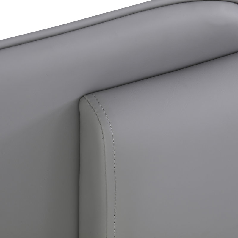 Upholstered Bed, Grey