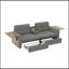 Causeuse en chenille avec tiroirs coulissants, tables d'appoint et porte-gobelet-672776753
