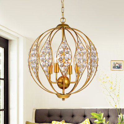 Maritza 3 - Light Dimmable Globe Chandelier