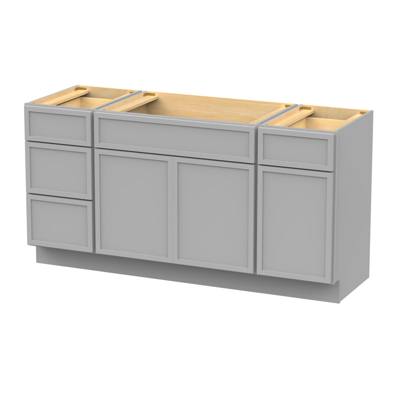 69'' Single Bathroom Vanity Base Only, Gray