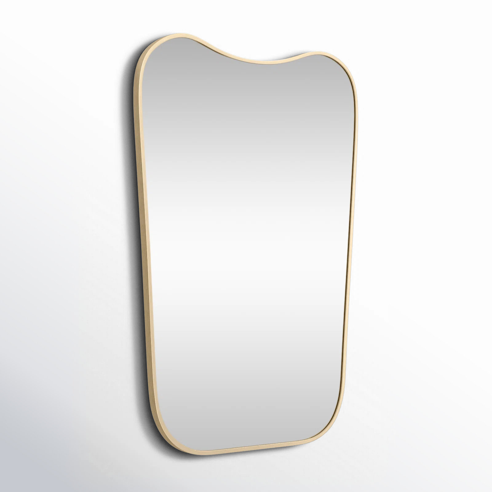 Bellona Metal Asymmetrical Mirror, 36" x 24"