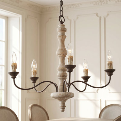 Houghtaling 5 - Light Dimmable Chandelier