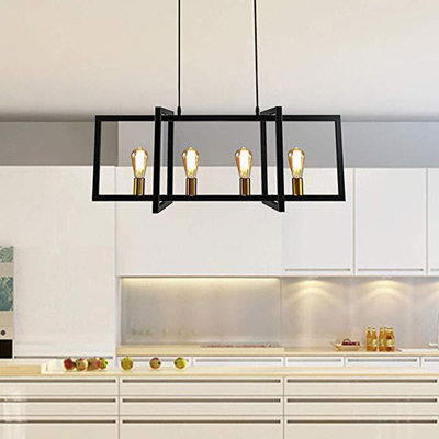 Lustre suspendu 4 lumières Modern Kitchen Island
